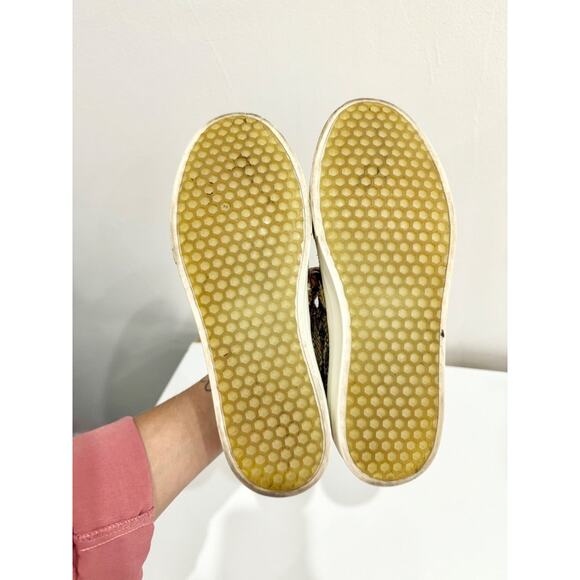 Celine Python Snakeprint Round Toe Slip On Sneakers Beige Women's Size 39 US 8.5 - Picture 6 of 7